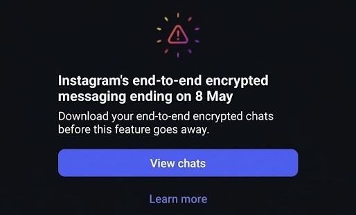 Digital privacy and security concept representing the loss of end-to-end encryption on Instagram and TikTok in 2026