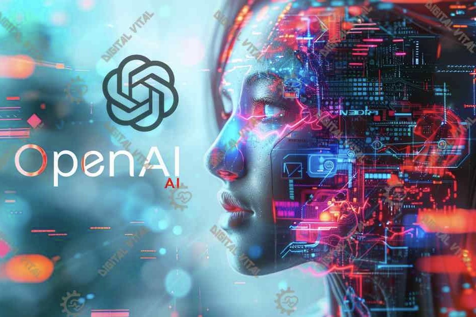 Futuristic AI research environment representing OpenAI's plan to build a fully automated AI researcher by 2028