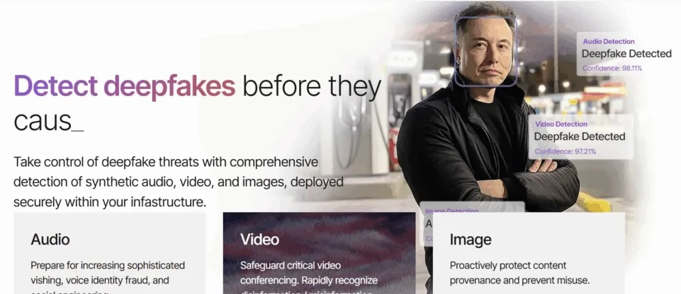 Business meeting video call representing the security vulnerability of video-based identity verification against deepfake attacks